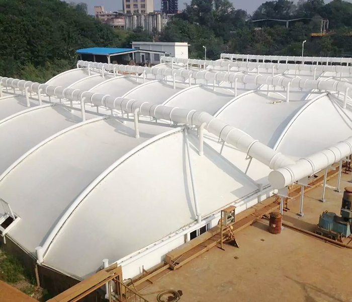 制藥廠污水池加蓋案例